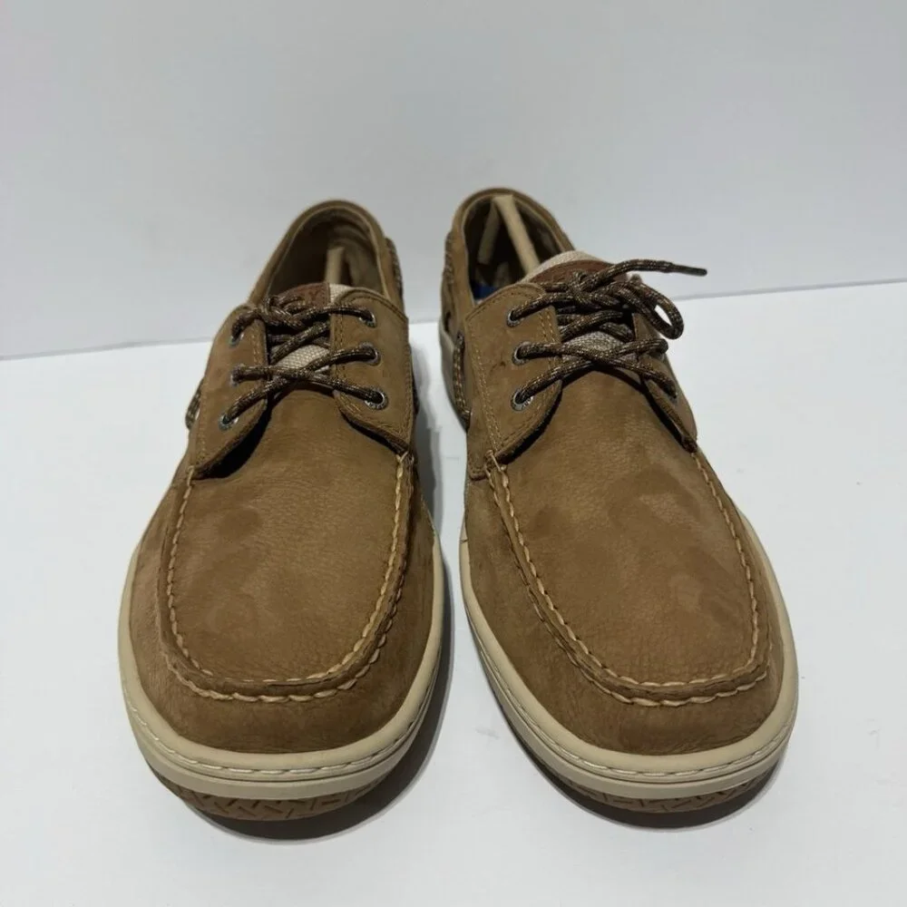 Sperry Mens Billfish Nautical Boat Shoes Tan Size 15 M